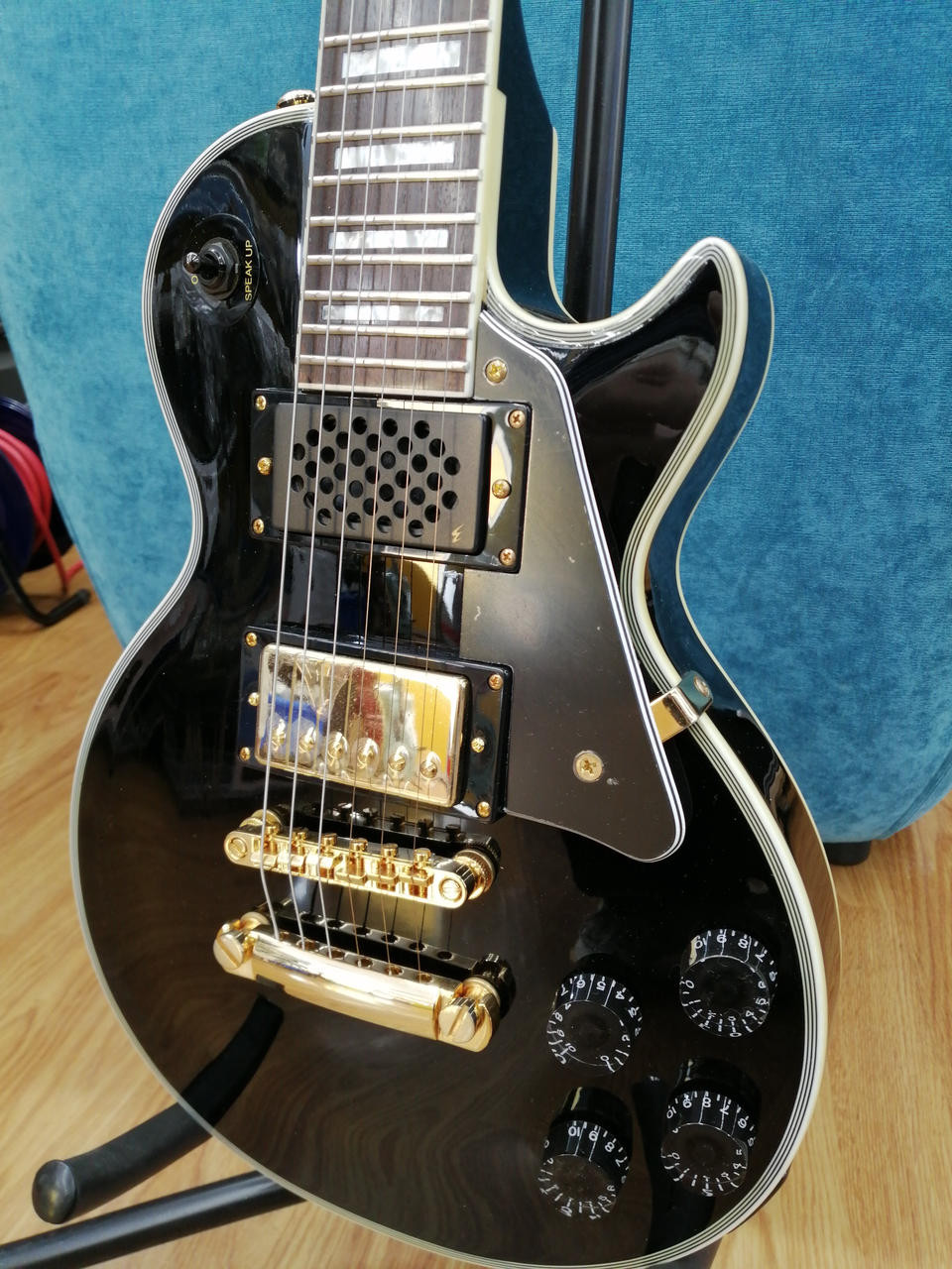 Edwards ミニレスポール エレキギター EDWARDS エドワーズ E-LP-STD/P Gold Top エレキギター(EDWARDS