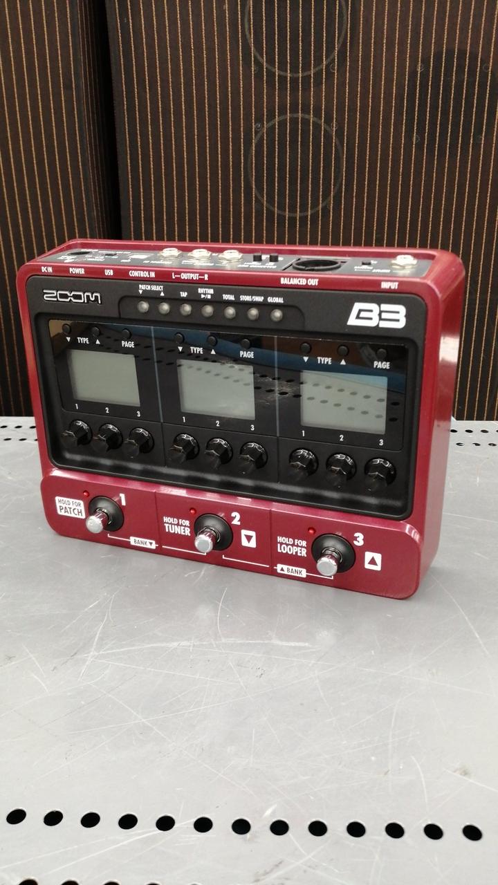 ZOOM B3（本体のみ） ZOOM B3 ベースマルチエフェクター 本体のみ！ - メルカリ