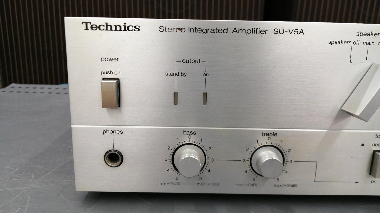 Technics　テクニクス　プリメインアンプ　SU-V5 Yahoo!オークション - Technics プリメインアンプ SU-V5A