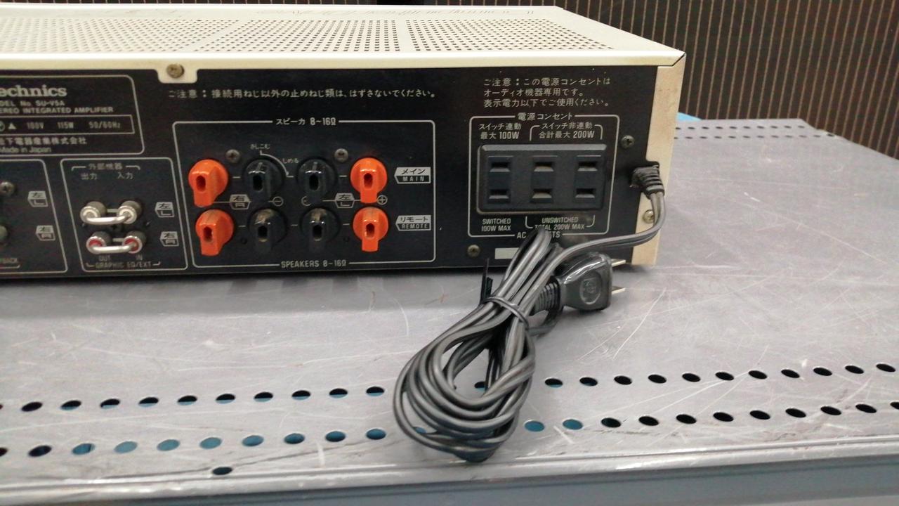 Technics　テクニクス　プリメインアンプ　SU-V5 Yahoo!オークション - Technics プリメインアンプ SU-V5A