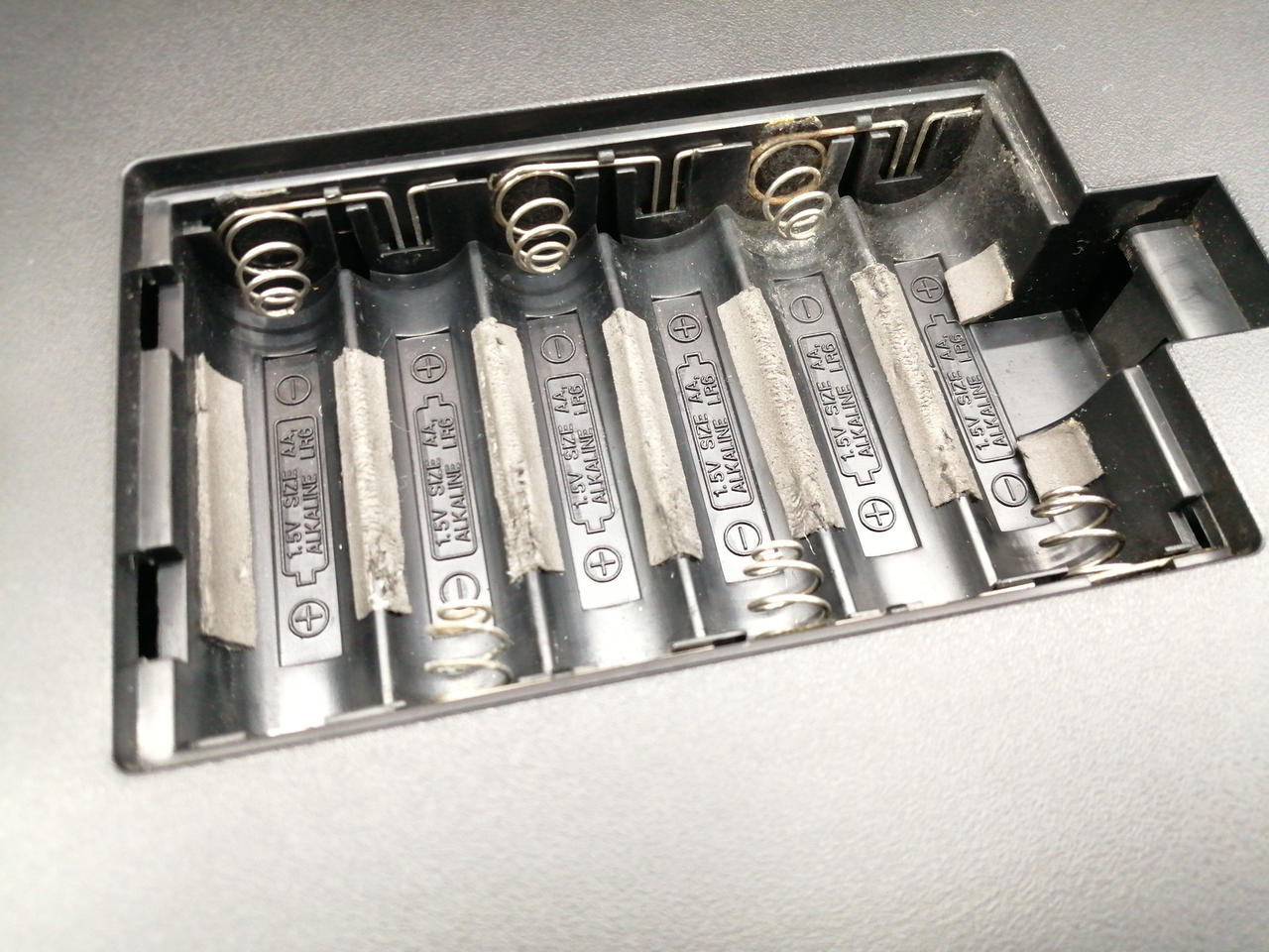 電池ボックス一部サビアリ