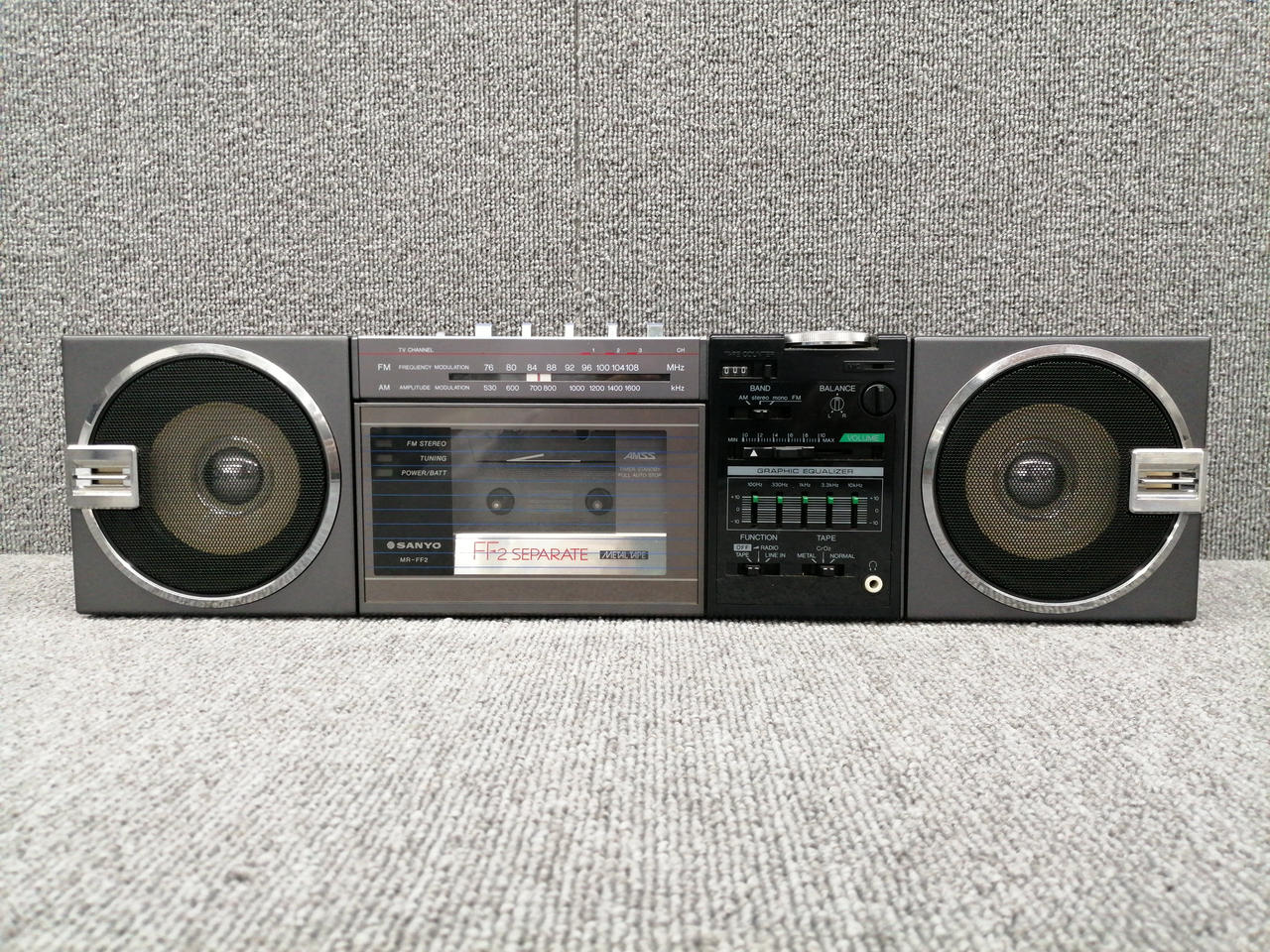 SANYO サンヨー MR-FF2 ラジカセ レトロ　当時物 SANYO サンヨー MR-FF2 セパレート ラジカセ 昭和レトロ - メルカリ