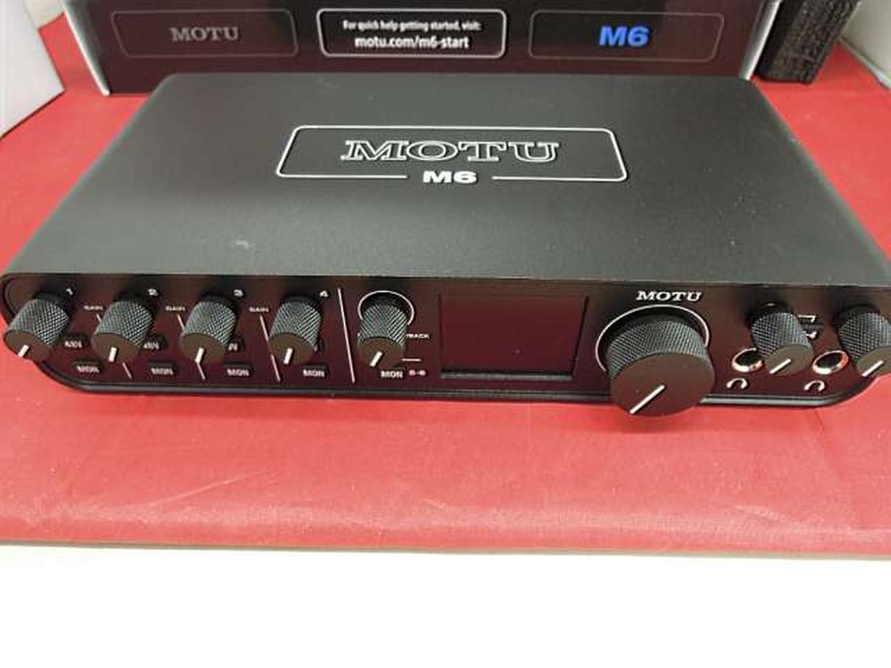 MOTU M6 オーディオインターフェイス MOTU M6 オーディオインターフェイス 6in/4out USB-C マーク