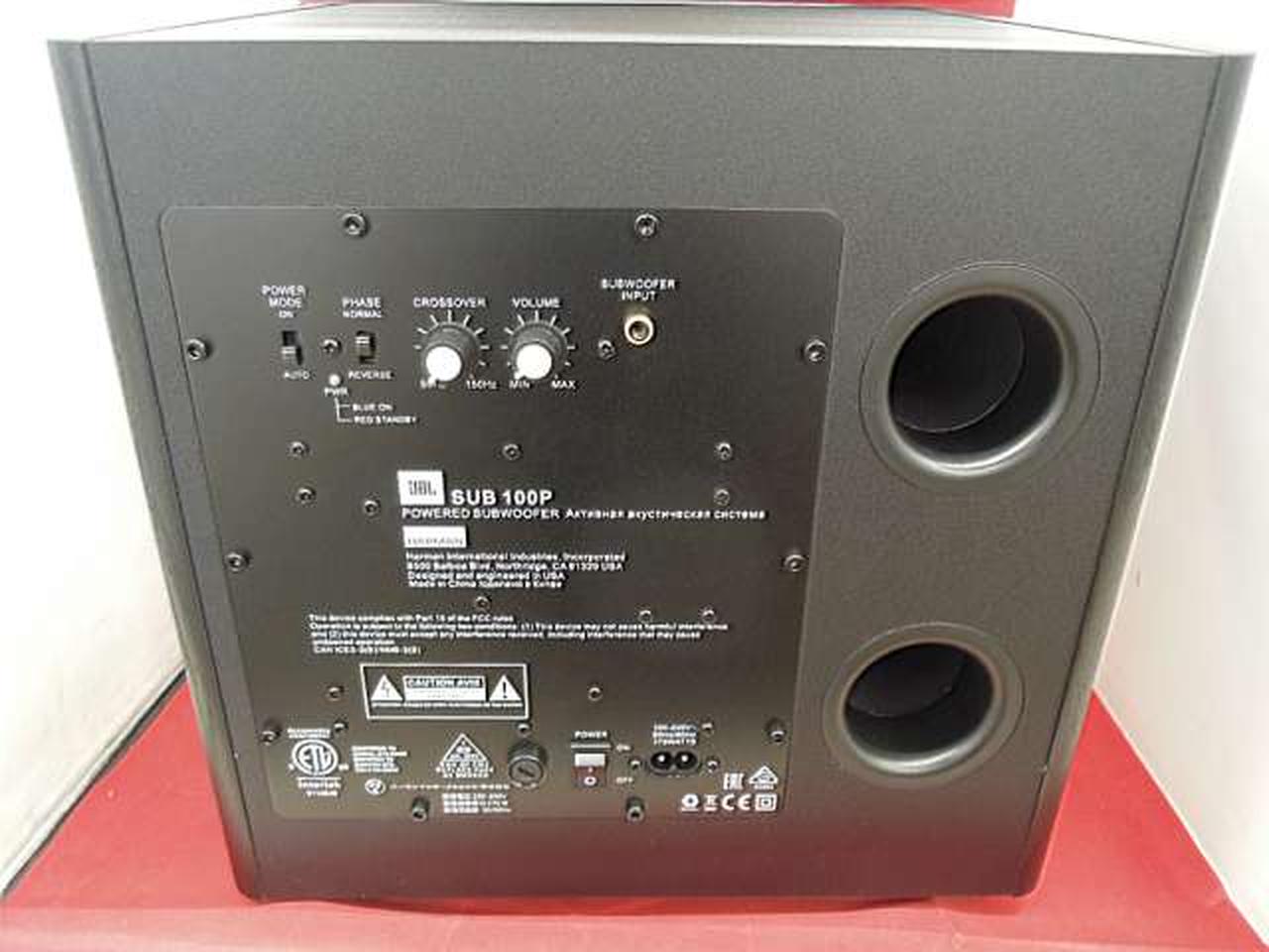 【美品】JBL ジェービーエル SUB 100P サブウーファー 楽天市場】sub 100p jbl（メーカーJBL）の通販