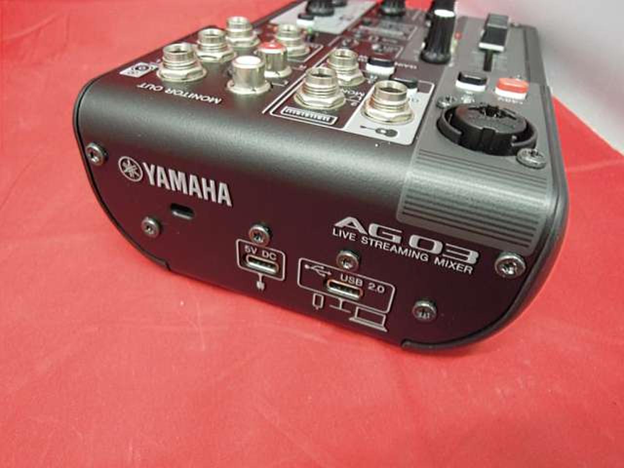 YAMAHA AG03 MK2 アナログミキサー YAMAHA AG03 MK2 Black（ブラック） 配信用ミキサー ミキシング