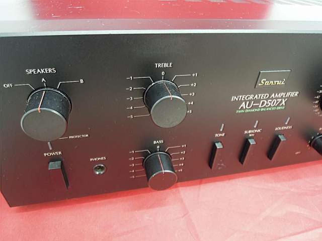 SANSUI 山水電気 AU-D507X プリメインアンプ 通電確認済み Sansui サンスイ AU-D507X インテグレーテッドアンプ プリメインアンプ