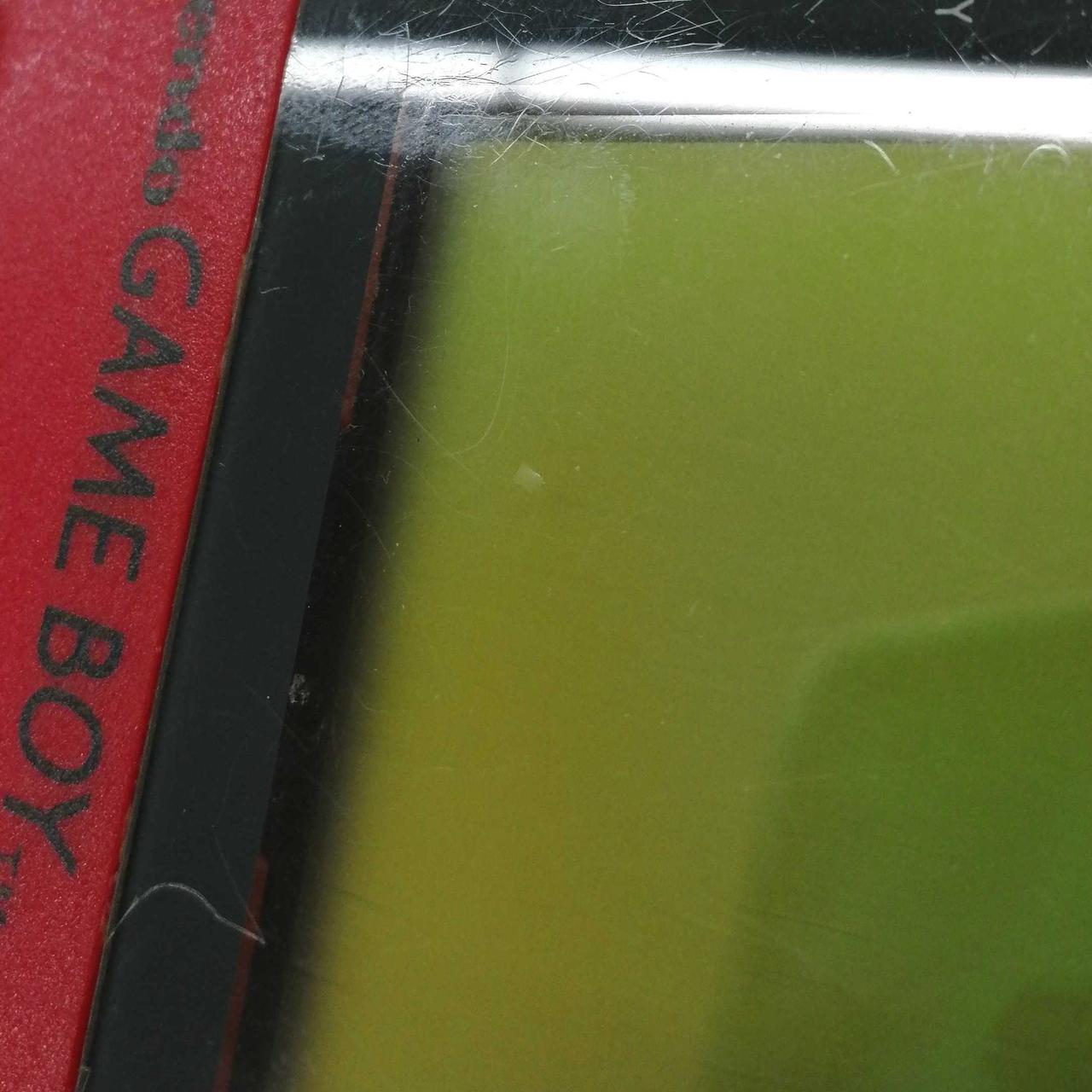 画像中央液晶内ホコリ