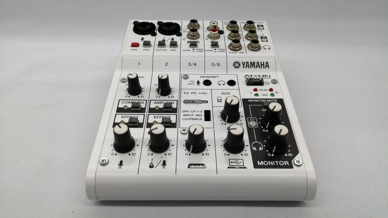 【新品未使用】Yamaha AG06 mk2 オーディオインターフェイス 即納可能カラーあります！】YAMAHA/ライブストリーミング