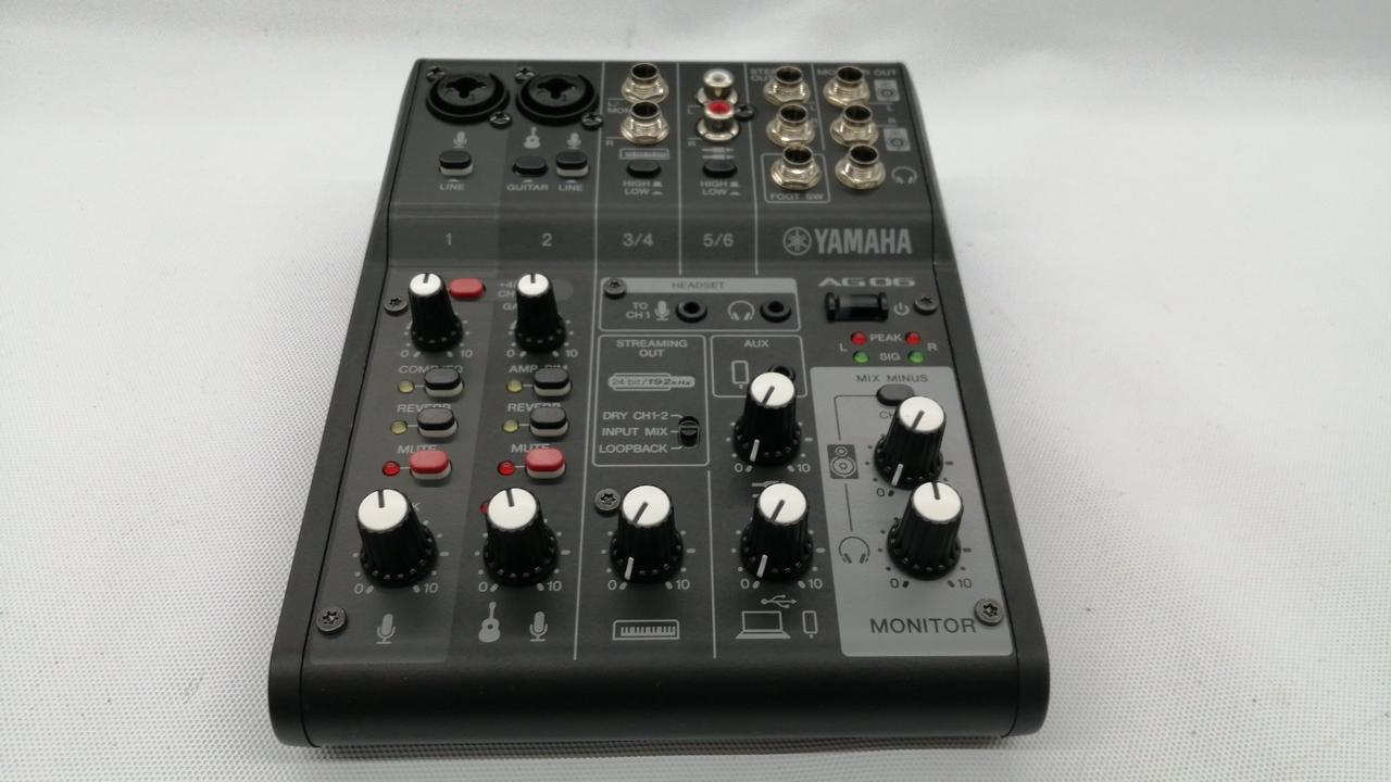【新品未使用】Yamaha AG06 mk2 オーディオインターフェイス YAMAHA AG06MK2 - 複数人のウェブキャスティング／ゲーム配信に