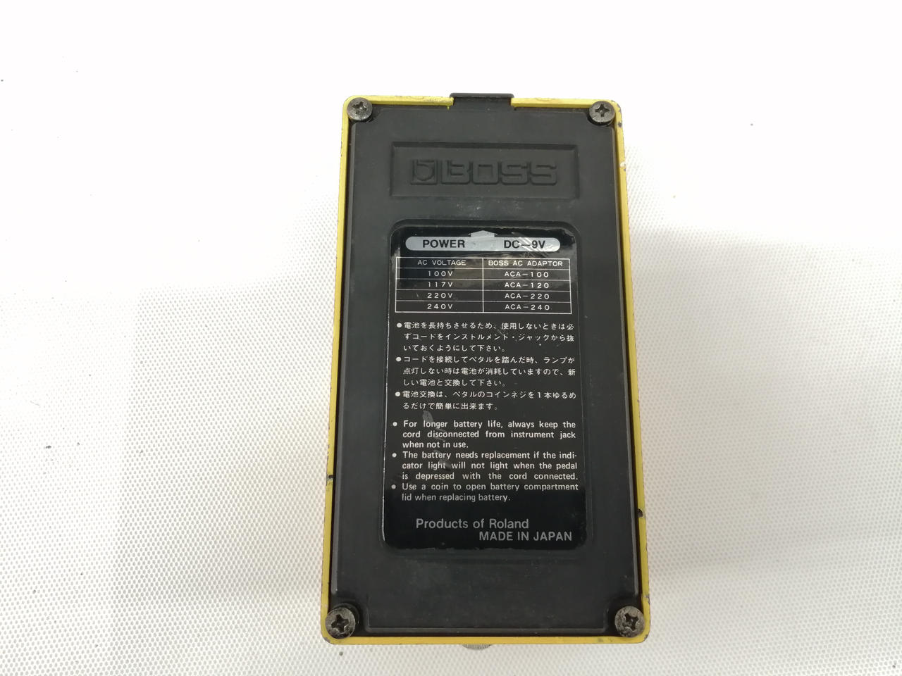 BOSS 型番：ODー1 エフェクター