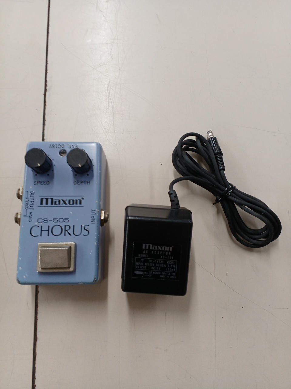 Maxon コーラスエフェクター CS-505 【ジャンク品】 Maxon CS505 Stereo Chorus - Geek IN Box