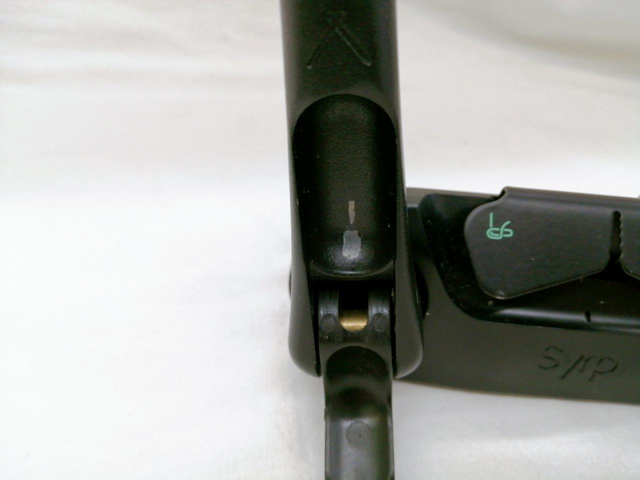 塗装がはげている箇所有り