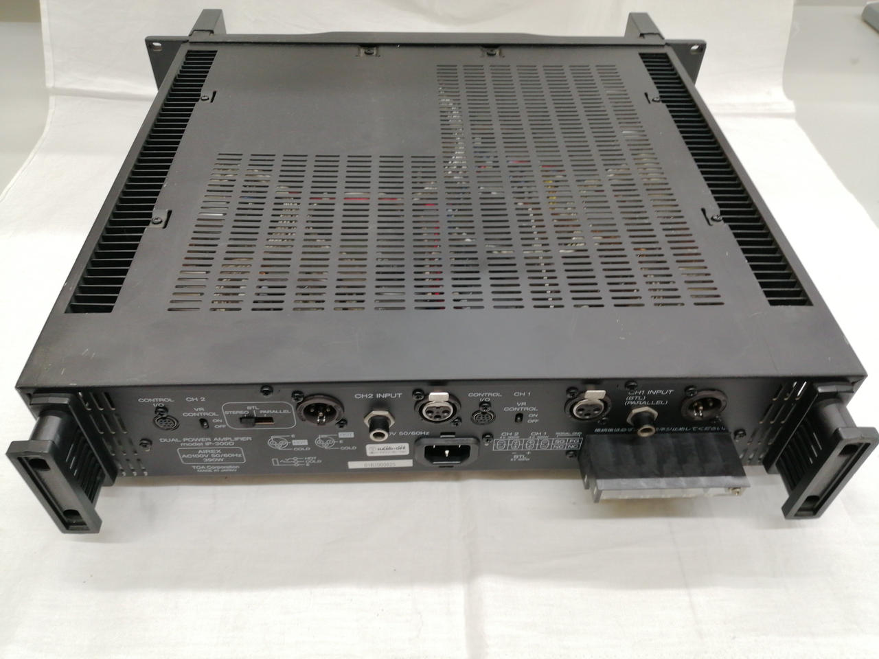 【美品・動作確認済】TOA IP-300D パワーアンプ 300W×2ch 美品・動作確認済】TOA IP-300D パワーアンプ 300W×2ch パワー