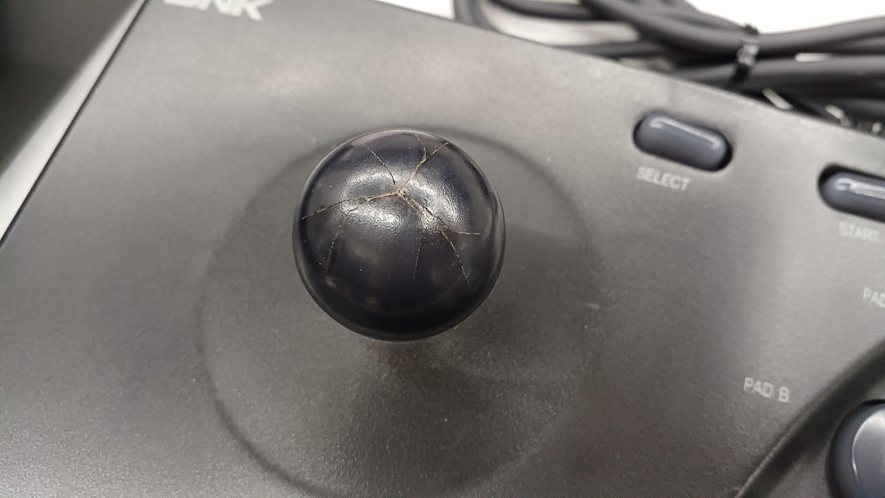 スティックひび割れ有り