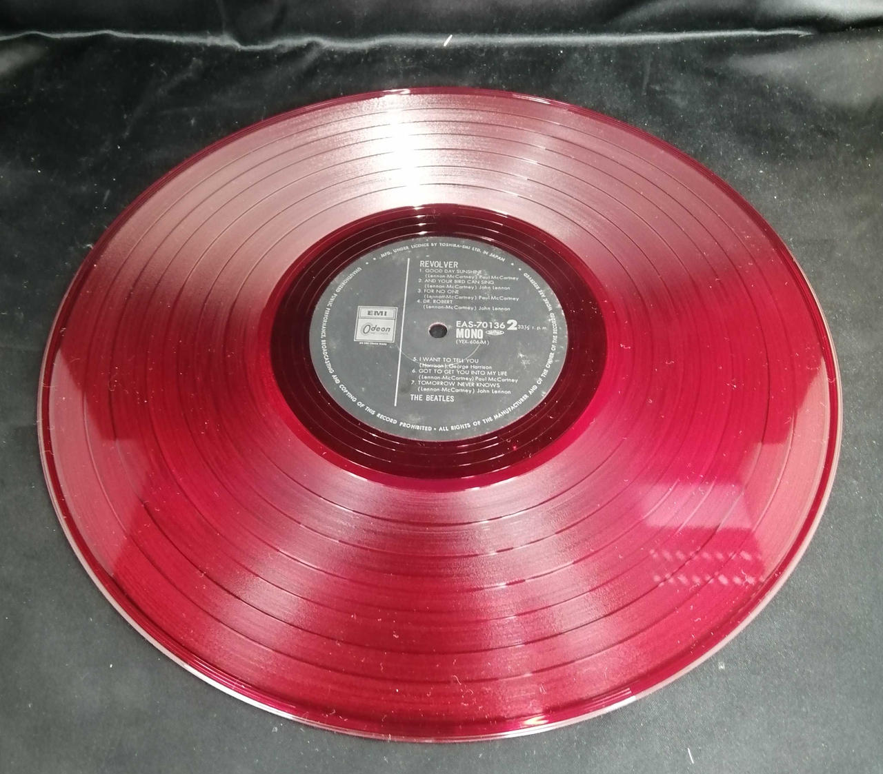 レコード　リボルバー　オデオン盤　ビートルズ　送料込み ザ・ビートルズ REVOLVER 初版 赤盤 レア オデオン - メルカリ
