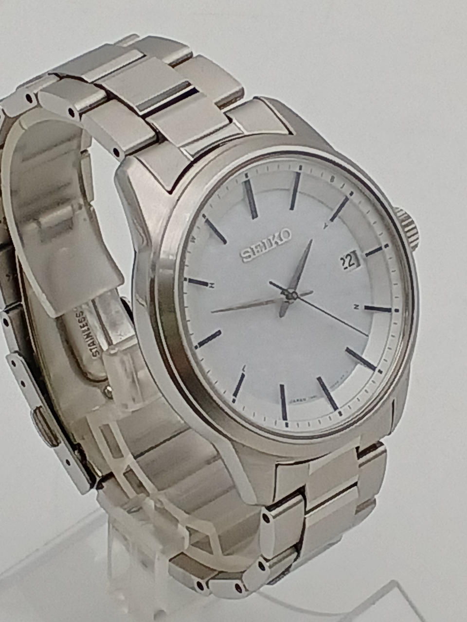 SEIKO ソーラー電波 7B24-0BR0 SBTM251 ホワイト 超美品 SEIKO ソーラー電波 7B24-0BR0 SBTM251 ホワイト 超美品 - メルカリ