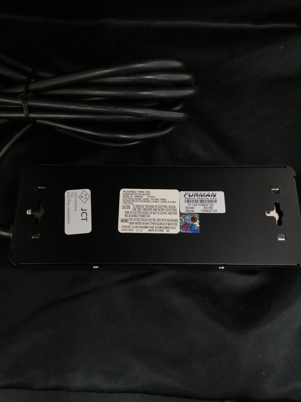 ファーマン電源タップ Furman / SS-6B ファーマン テーブルタップ 電源タップ