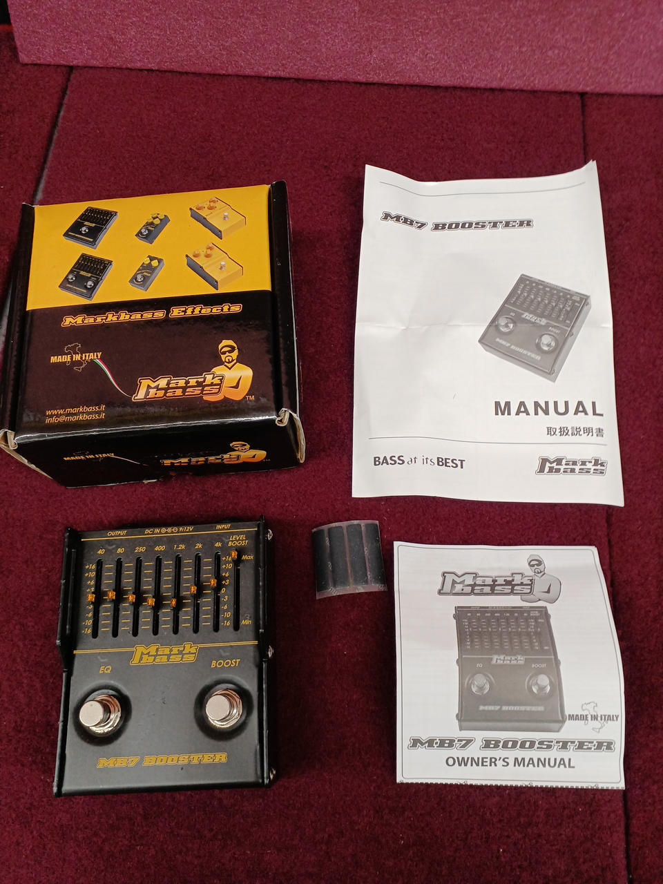 Markbass M87 BOOSTER ベースエフェクター Amazon | Markbass ベースエフェクター/ディストーション