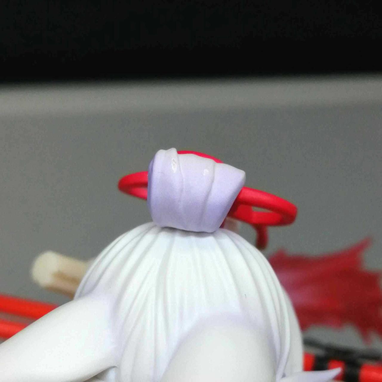 結髪部分 塗装はげあり