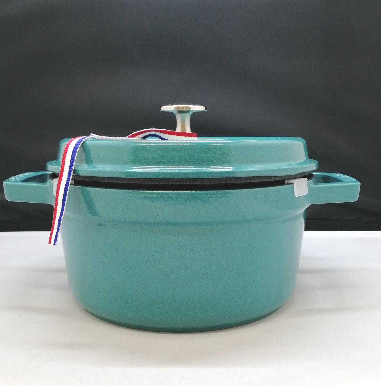 STAUB|ピコ・ココット ラウンド ミント 20CM|【ハードオフ公式通販