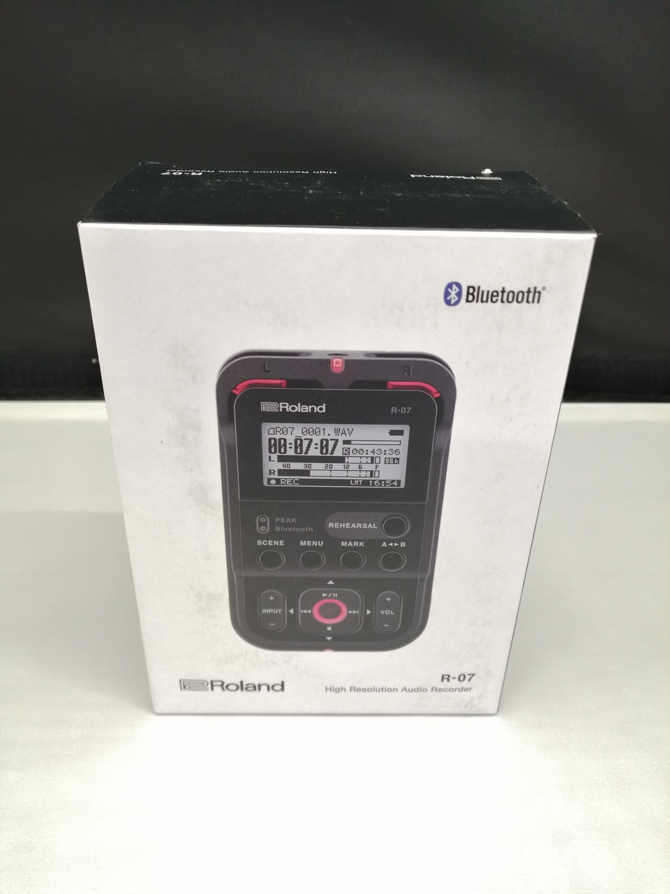 Roland R-07 BLACK PCM録音機　ジャンク Roland R-07 BLACK PCM録音機ジャンク