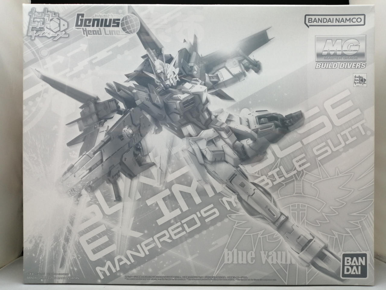 MG ガンダムエクスインパルス ブルーカスタム塗装完成品 MG ガンダムエクスインパルス MGエクスインパルス MG ガンダムエクスインパルス　組み立て済み