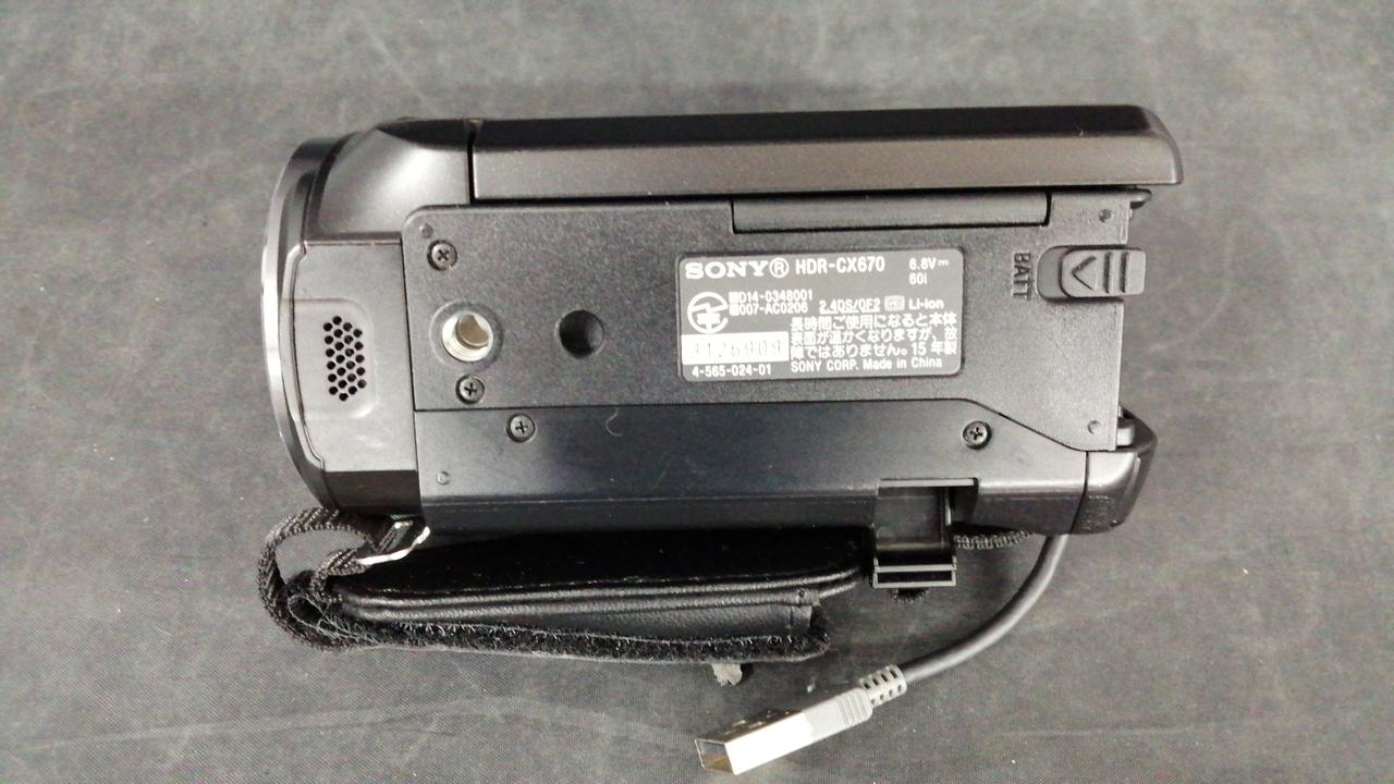 SONY HDR-CX670 ビデオカメラ 本体と付属品 Sony ソニー HDR-CX670 ビデオカメラ ハンディカム
