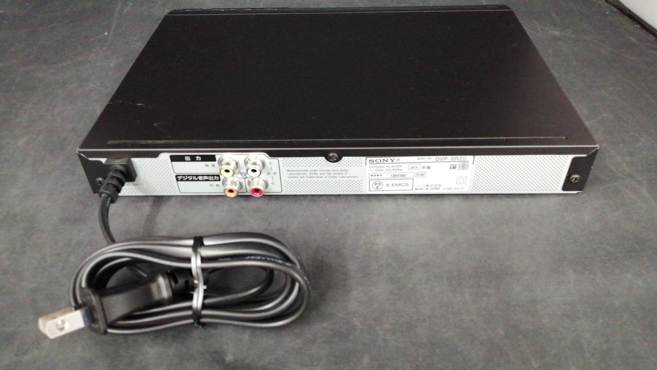 SONY DVP-SR320 PAL形式DVDプレーヤー 並行輸入品 新品未開封 ソニー(SONY)|DVDプレーヤー|HARDOFFオフモール（オフモ