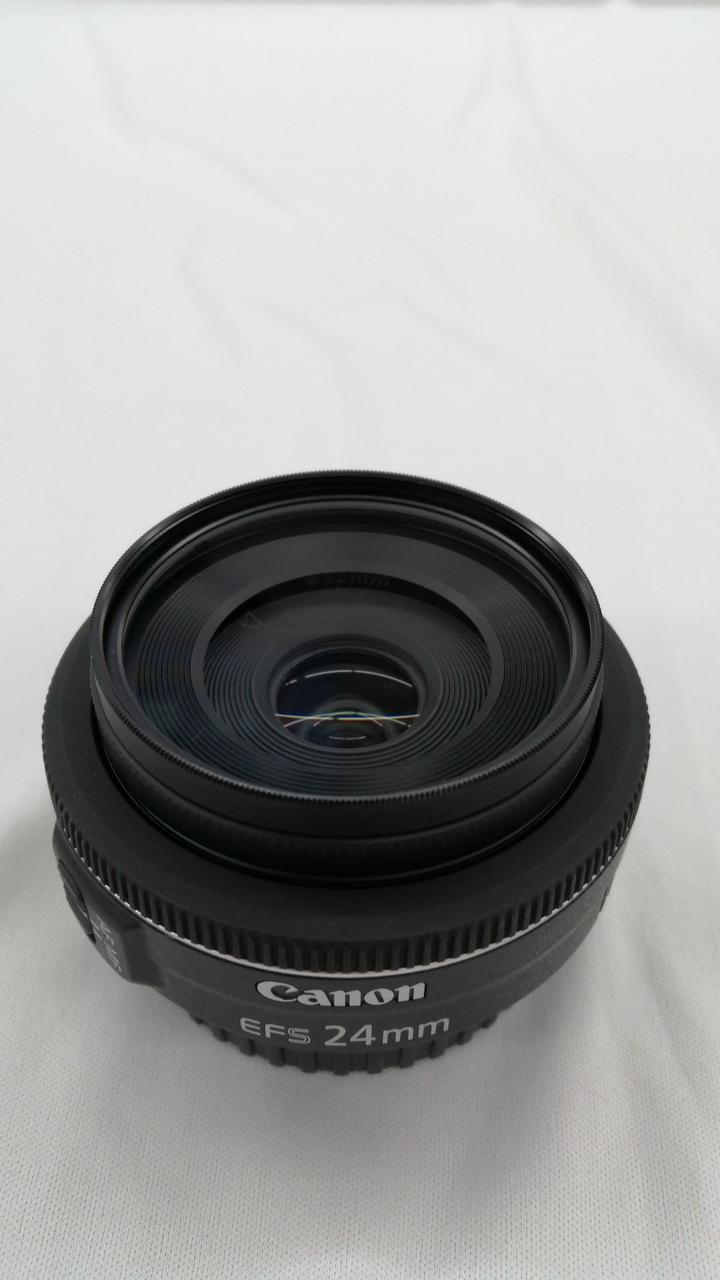 Canon EFS24mm 単焦点レンズ　プロテクター付 レンタル] CANON EF-S24mm F2.8 STM 単焦点レンズ - Rentio