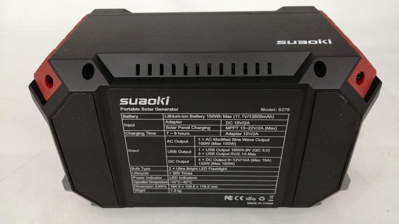 suaoki ポータブル電源　S270　新品未使用 SUAOKI|ポータブル電源|【ハードオフ公式通販】オフモール
