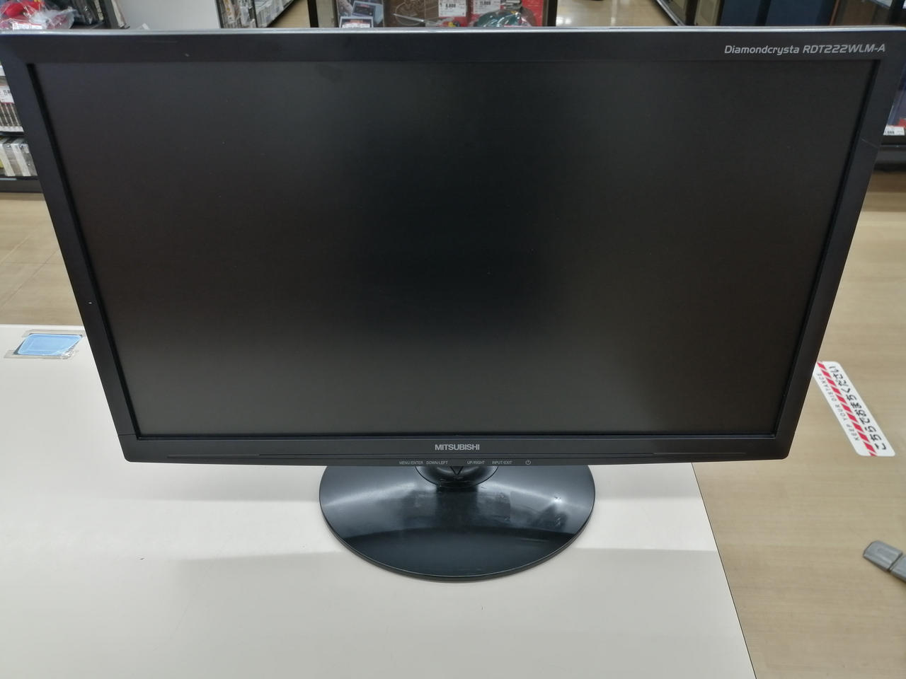 MITSUBISHI RDT222WLM-A(BK) 中古-非常に良い】MITSUBISHI 21.5型LED