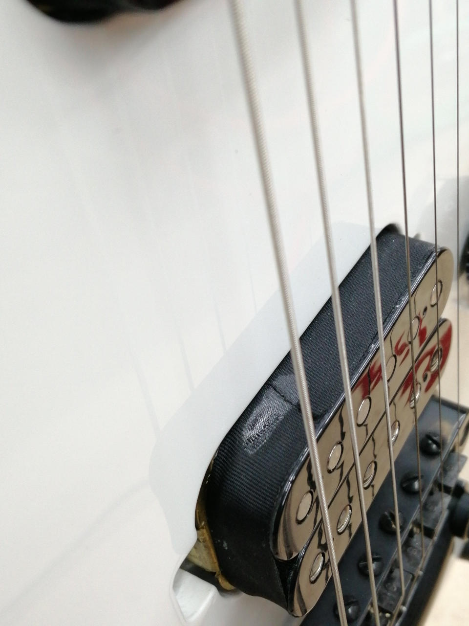 ピックアップに汚れあり