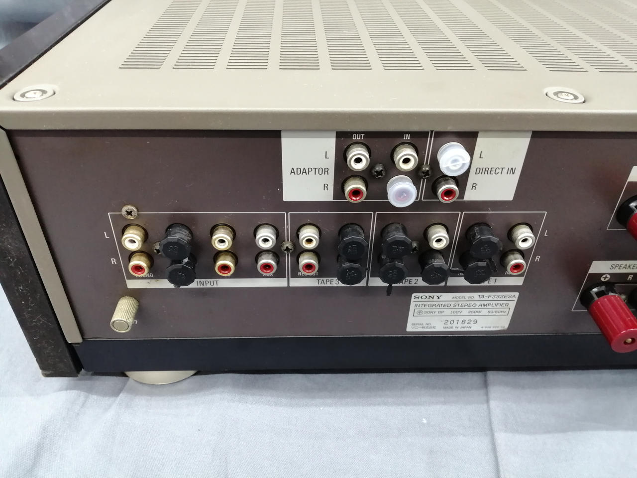 SONY - SONY TA-F333ESA プリメインアンプ SONY TA-F333ESAの仕様 ソニー
