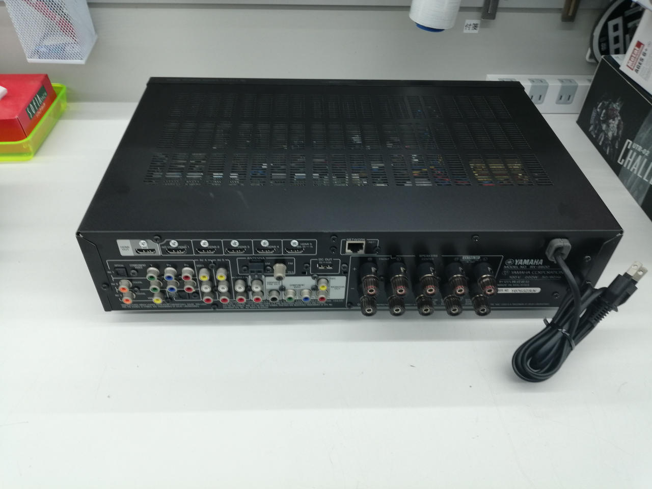 【美品】 YAMAHA ヤマハ AVレシーバー RX-S600 スリムな5.1chネットワークAVレシーバー「RX-S600」にチタン