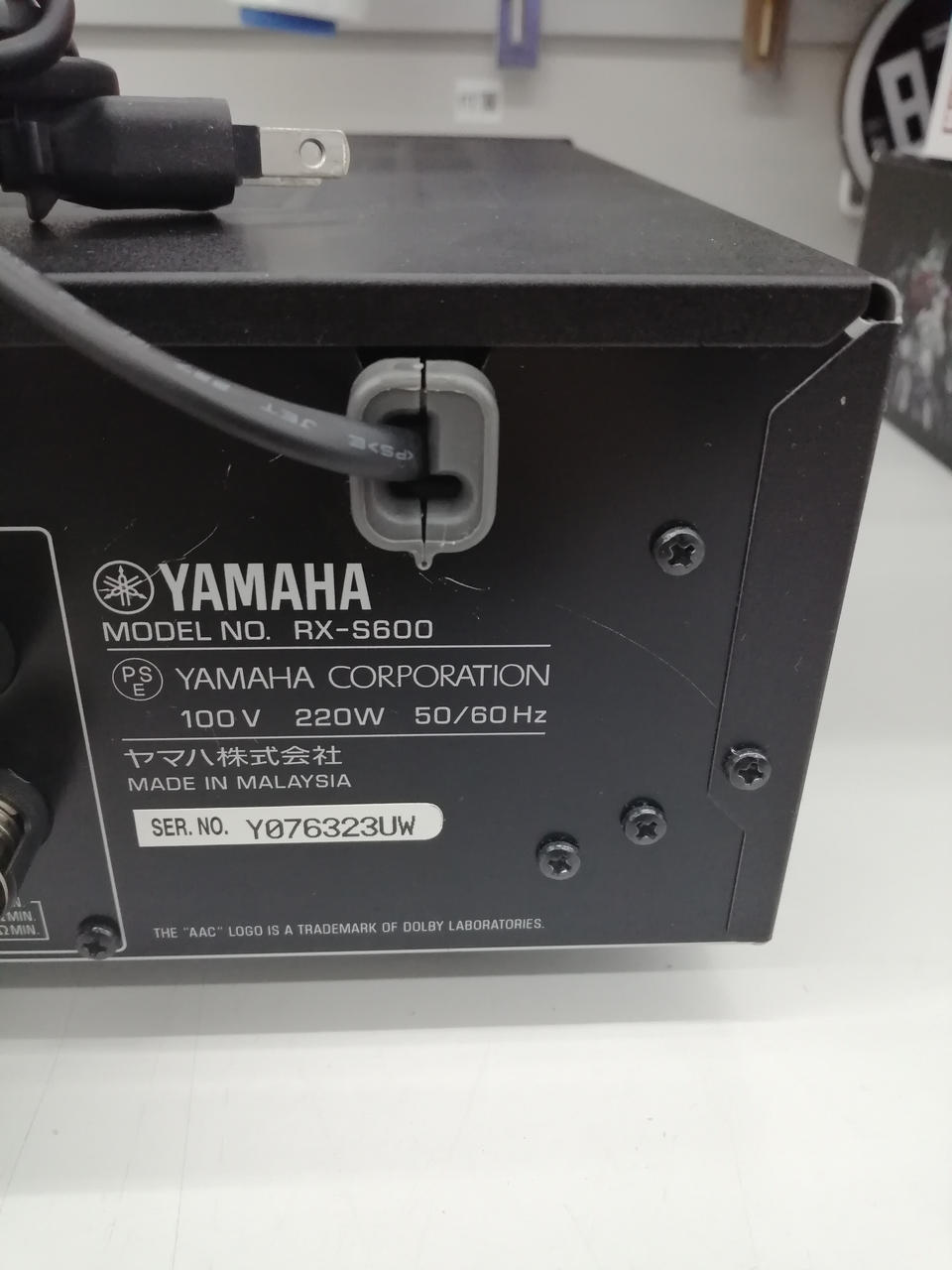 Yamaha RX-S600 AVアンプ 本体と付属品完備 ヤマハ | RX-S600 - AVアンプ - 概要