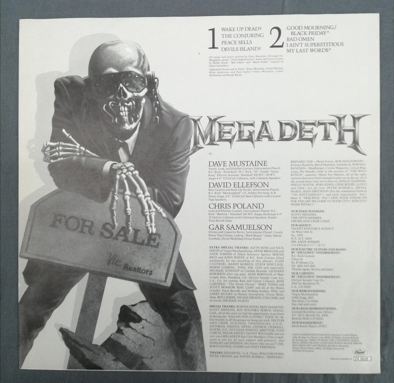 CAPITOL RECORDS|MEGADETH/PEACE SELLS BUT WHO'S|HARDOFFオフモール