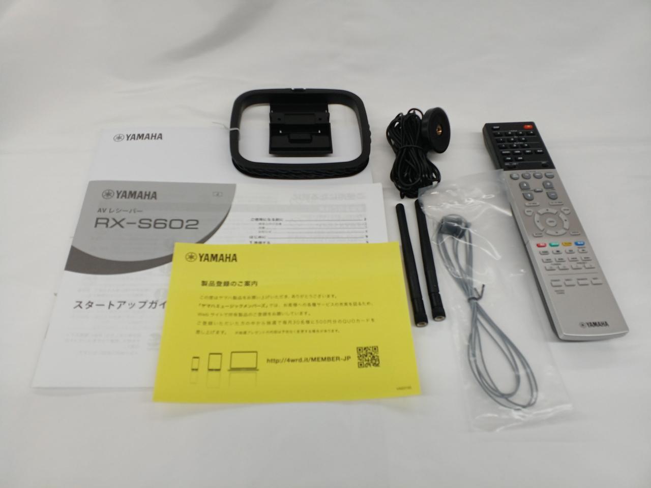 YAMAHA AVアンプ レシーバー RX-S602 無線接続対応 付属品あり ヤマハ
