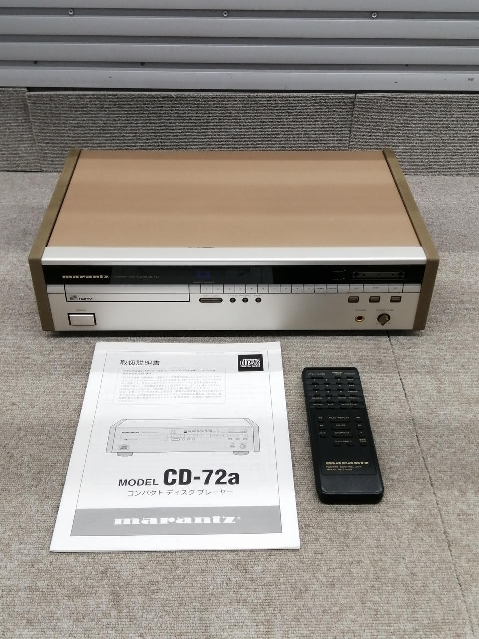 marantz - マランツ marantz CD-72a 　CDプレーヤー Yahoo!オークション -「marantz cd-72a」(オーディオ機器) の