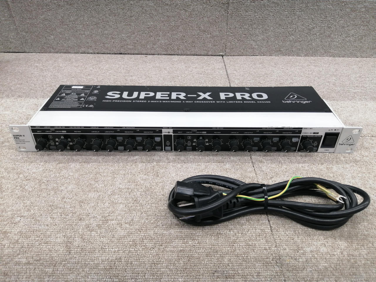 【完動品】Behringer CX3400 ベリンガー　チャンネルデバイダー 80053611_02.jpg