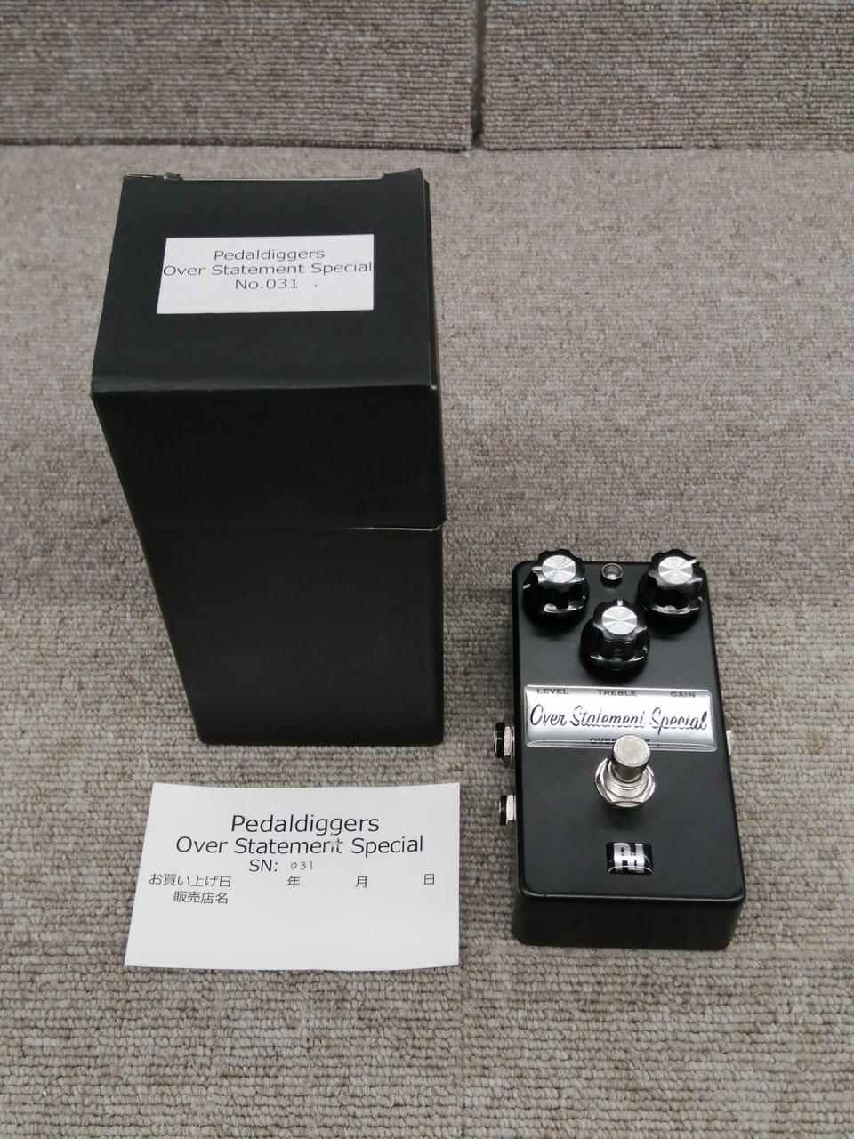 ギター Pedaldiggers Over Statement Special ダンブル系のあのサウンド】Pedal Diggers / Over Statement