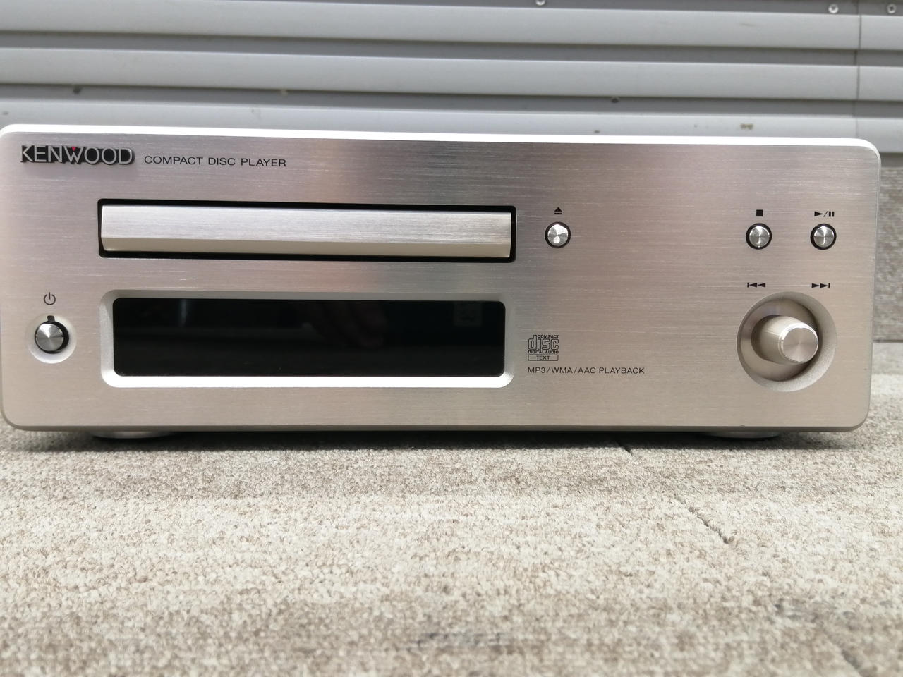 KENWOOD コンポ ホワイト CDプレーヤー KENWOOD - KENWOOD ミニ コンポの通販 by komappu's shop