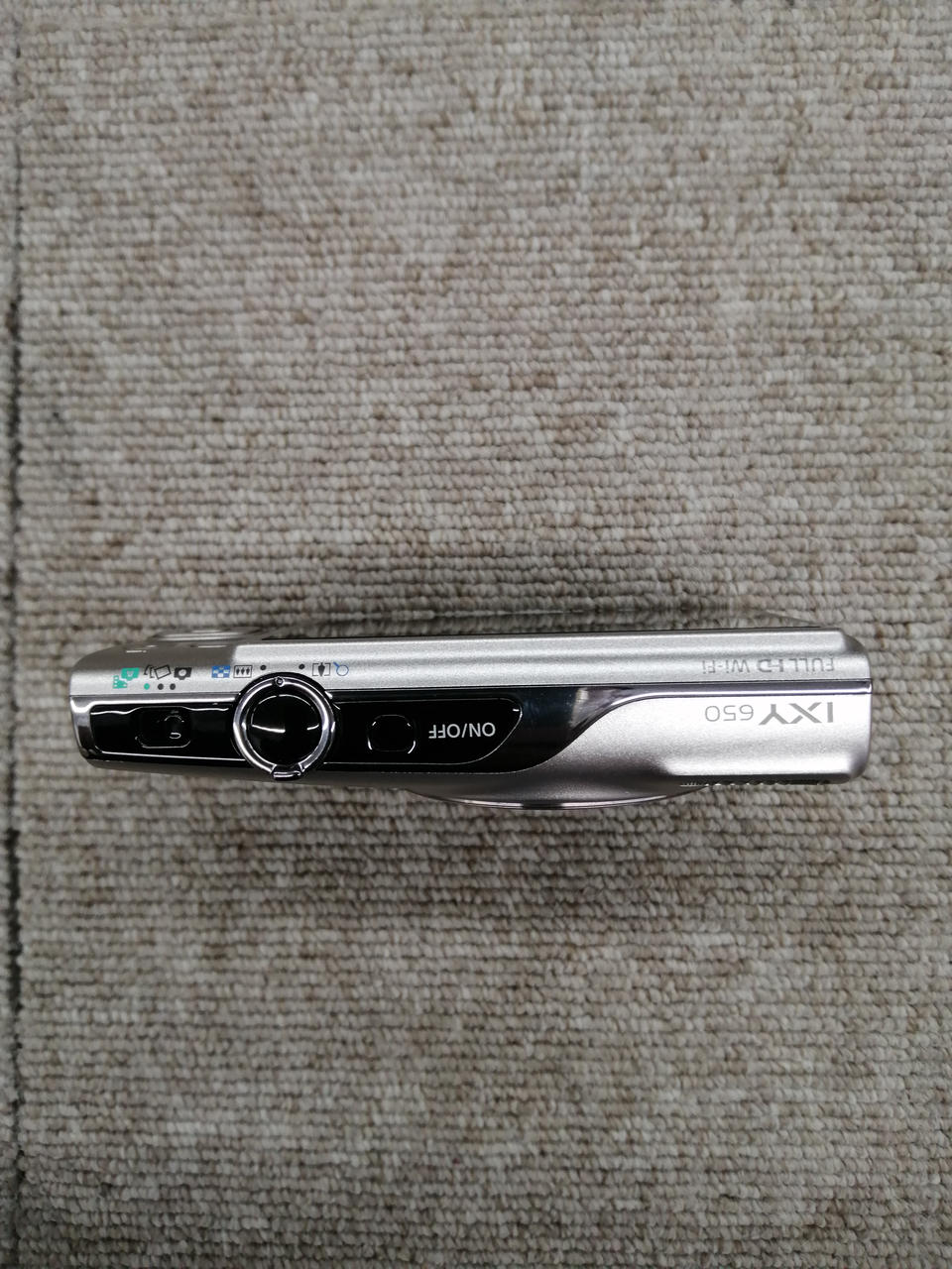 I14344 【美品！】キャノン IXY650 PC2274 ☆美品☆キヤノン Canon IXY 650 FULL HD PC2274 シルバー