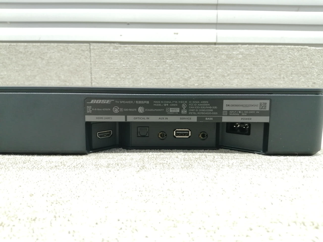 Hdmi Arc Speaker Soundbar Bose Tv Surround System ボーズ(BOSE