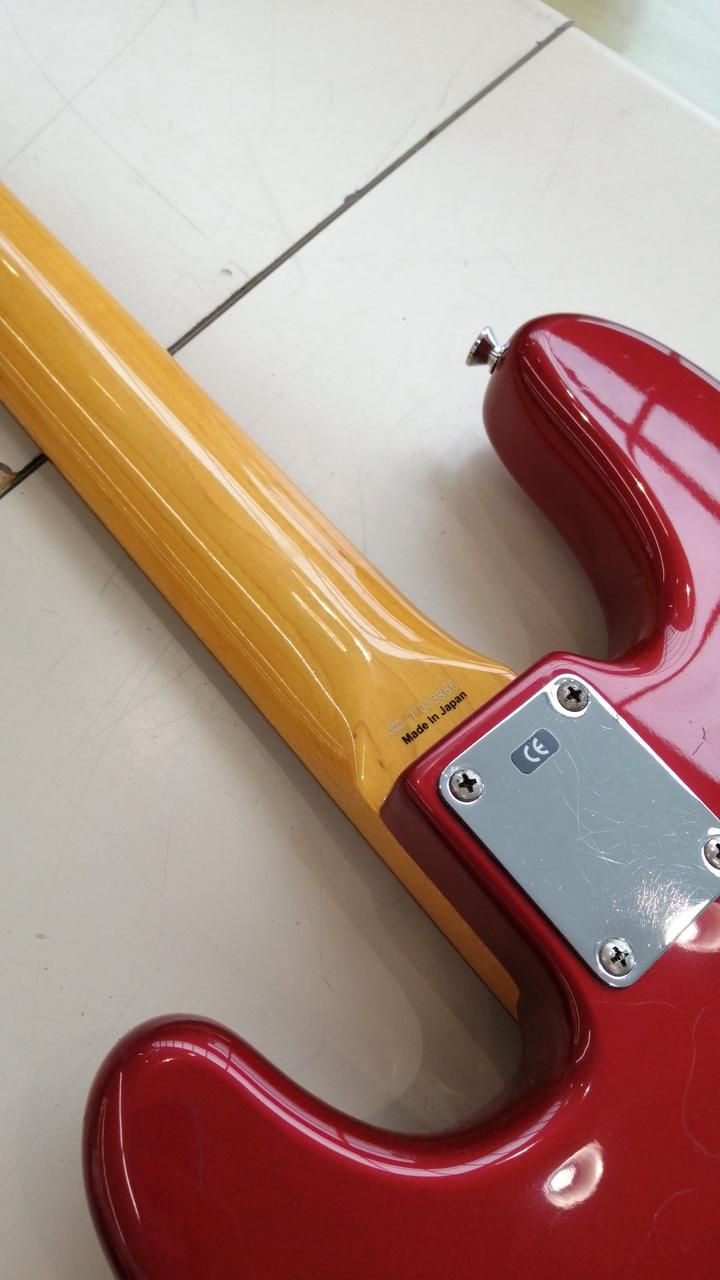 FENDER JAPAN エレキベース レッド R0シリアル動作品 FENDER JAPAN