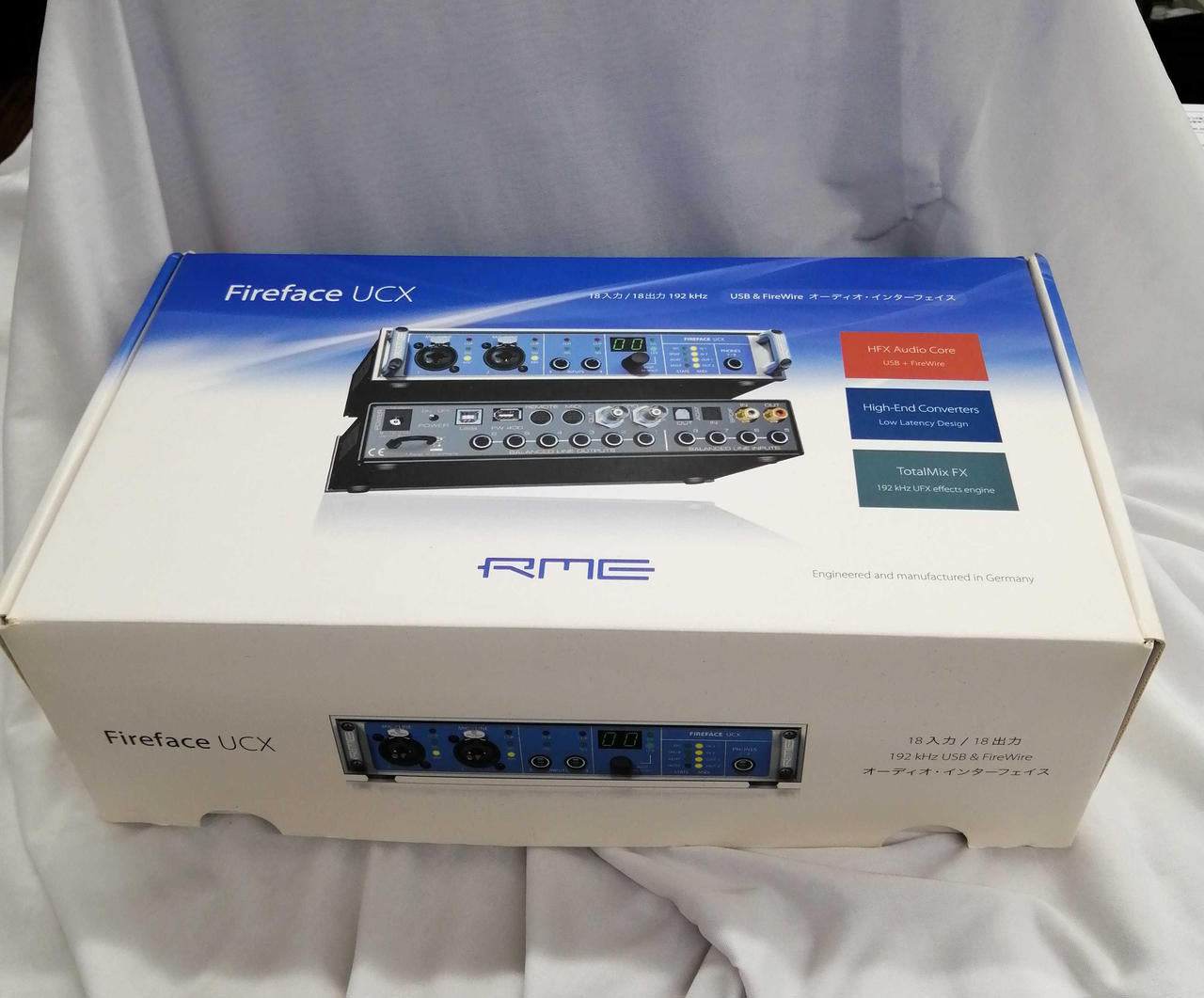 RME オーディオインターフェイス 本体とケーブル（ケース有り） RME オーディオインターフェイス 本体とケーブル（ケース有り）