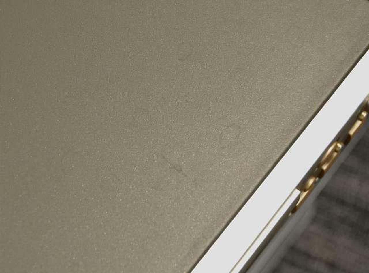 天板手前に汚れ