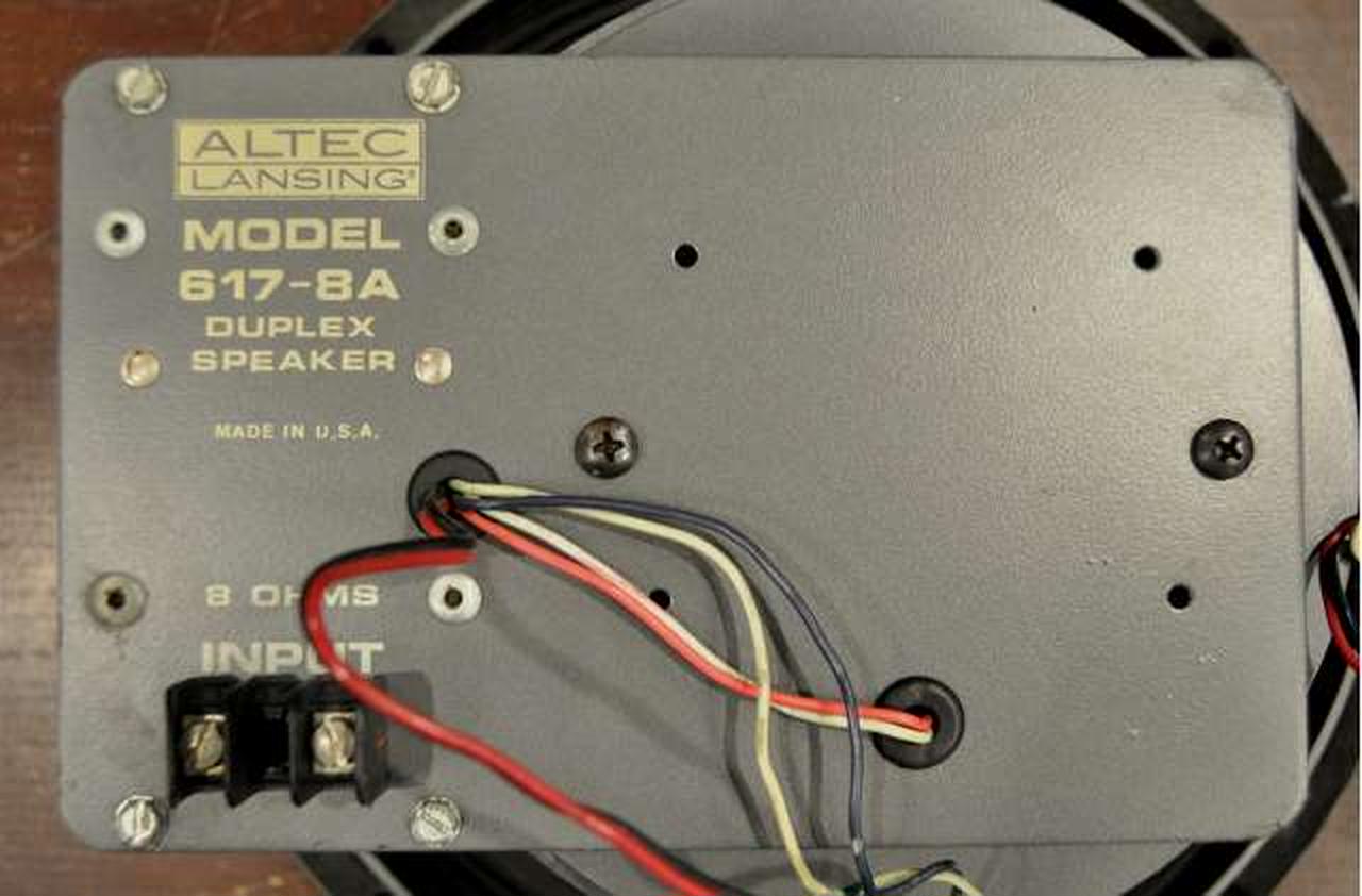 ALTEC ６１７－８Ａ 同軸30cm スピーカー 動作品 アルテック(ALTEC)|同軸スピーカーユニット|HARDOFFオフモール
