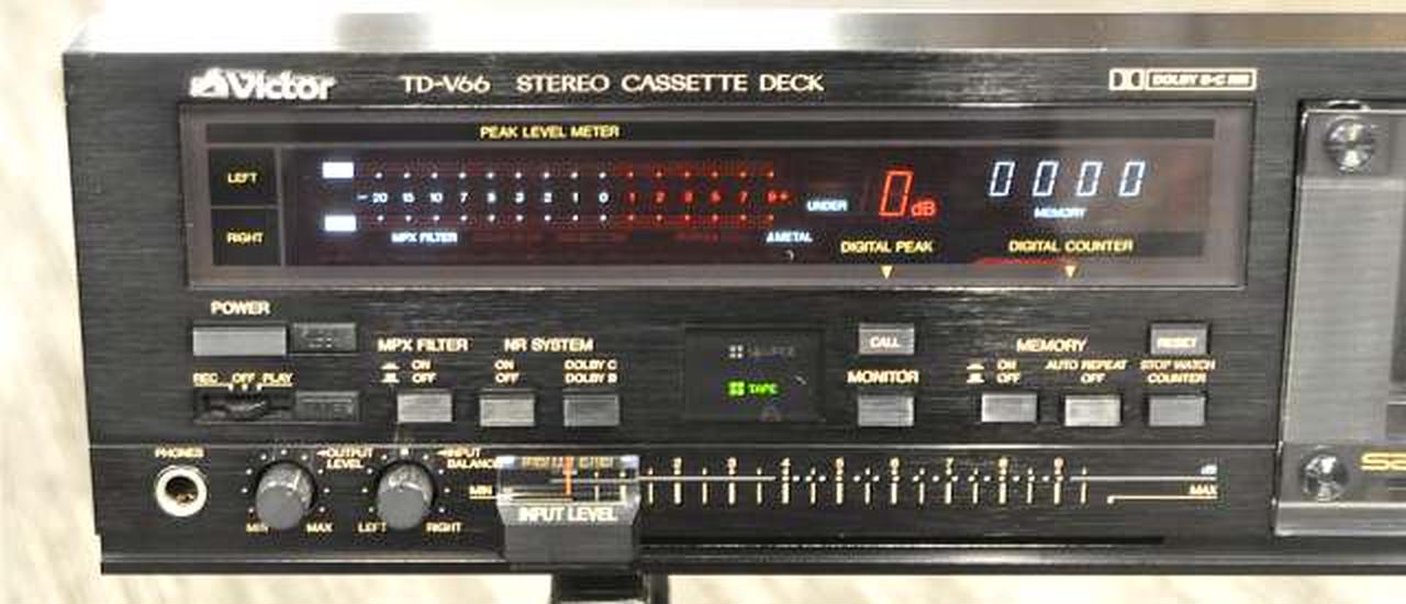 Victor TD-V66 動作可能ジャンク カセットデッキ Amazon.co.jp: Victor TD-V66 3ヘッドカセットデッキ : 家電＆カメラ