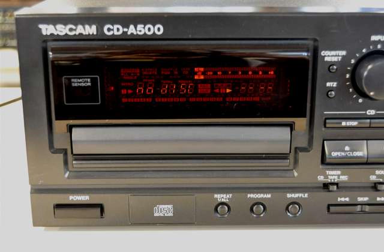 TASCAM CD-A500 CD・カセットデッキ CDカセットプレーヤー CD-A500 | 業務用CDプレーヤー/カセットデッキ | TASCAM (日本)