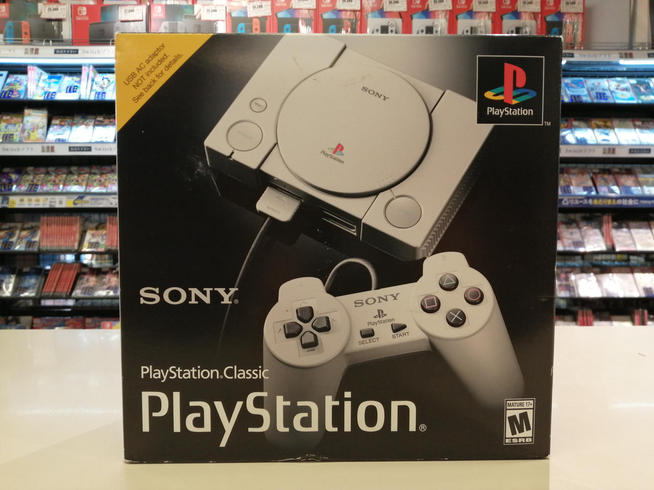 SONY 型番：SCPH-1000R プレイステーションクラシック(北米版)